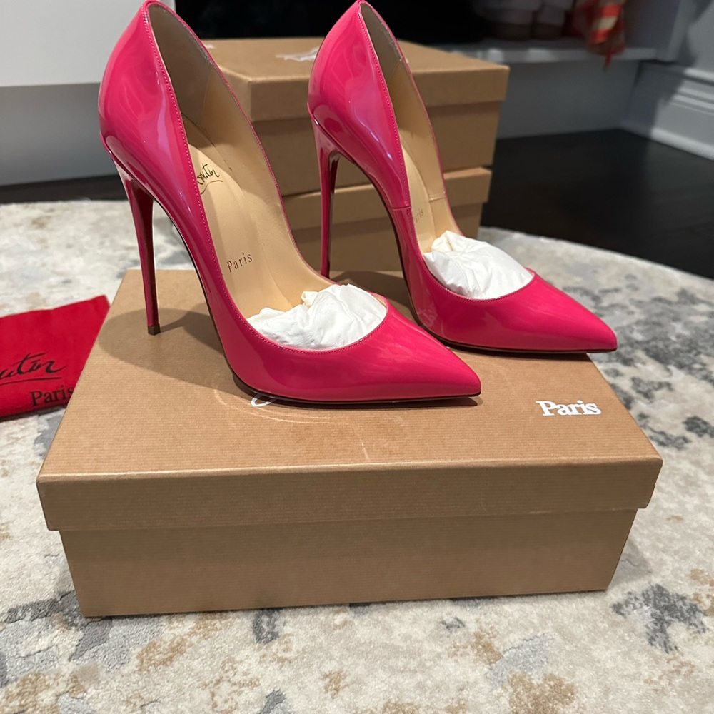 Christian Louboutin pink pigalle follies 120